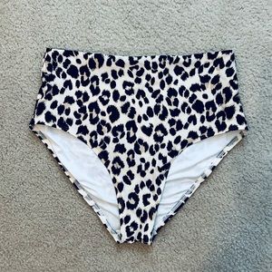 High waisted swim bottom